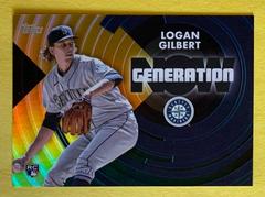 Logan Gilbert [Gold] #GN-82 Baseball Cards 2022 Topps Update Generation Now Prices