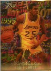 Eddie Jones #3 Basketball Cards 1995 Flair Hot Numbers Prices