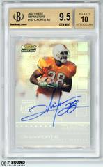 Clinton Portis [Certified Autograph Refractor] Football Cards 2002 Topps Finest Prices