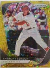 Anthony Rendon [Gold Prizm] #1 Baseball Cards 2020 Panini Prizm Prices