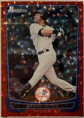 Derek Jeter [Red Ice] Baseball Cards 2012 Bowman Prices