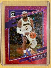 LeBron James [Pink Velocity] Basketball Cards 2021 Panini Donruss Optic Prices