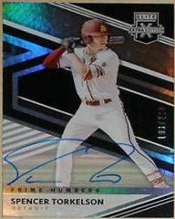 Spencer Torkelson [Prime Numbers A Signature] Baseball Cards 2020 Panini Elite Extra Edition Prices