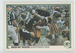 Green Bay Packers [Quarterback Sack] #20 Football Cards 1983 Fleer Team Action Prices