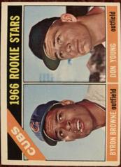 Cubs Rookies [B. Browne, D. Young] #139 Baseball Cards 1966 O Pee Chee Prices