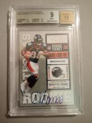 Demaryius Thomas [Running Forward Autograph] #209 Football Cards 2010 Playoff Contenders Prices