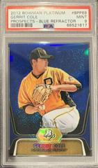 Gerrit Cole [Blue Refractor] Baseball Cards 2012 Bowman Platinum Prospects Prices