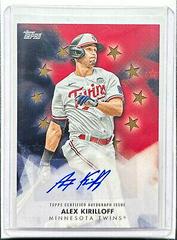 Alex Kirilloff [Gold] #BSA-AK Baseball Cards 2024 Topps Baseball Stars Autograph Prices