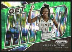 Kelsey Mitchell [Green Pulsar] Basketball Cards 2022 Panini Prizm WNBA Get Hyped Prices