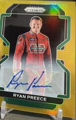 Ryan Preece [Gold Signature] #21 Racing Cards 2022 Panini Prizm Nascar Prices