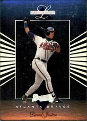 David Justice #83 Baseball Cards 1994 Leaf Limited Prices