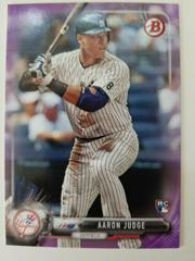 Aaron Judge [Purple] #32 Baseball Cards 2017 Bowman Prices