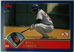 Rickey Henderson Baseball Cards 2003 Topps Prices