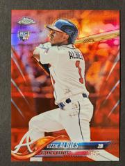 Ozzie Albies [Red Refractor] #HMT27 Baseball Cards 2018 Topps Chrome Update Prices