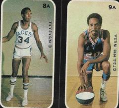 Melchionni 7A, Daniels 8A, Freeman 9A Basketball Cards 1971 Topps Stickers Prices