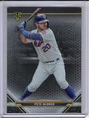 Pete Alonso [Onyx] #73 Baseball Cards 2021 Topps Triple Threads Prices