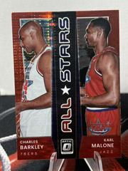 Charles Barkley, Karl Malone [Red Pulsar] Basketball Cards 2021 Panini Donruss Optic All Stars Prices