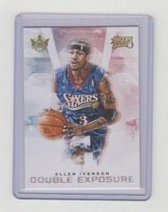 Allen Iverson #20 Basketball Cards 2022 Panini Court Kings Double Exposure Prices