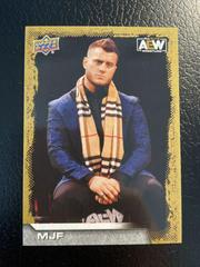 MJF [Gold] Wrestling Cards 2022 Upper Deck AEW Prices