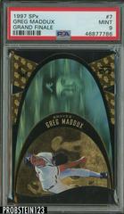 Greg Maddux [Grand Finale] #7 Baseball Cards 1997 Spx Prices