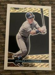 Edgar Martinez #37 Baseball Cards 1993 Topps Black Gold Prices