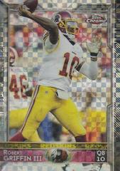 Robert Griffin III #3 Football Cards 2015 Topps Chrome Prices