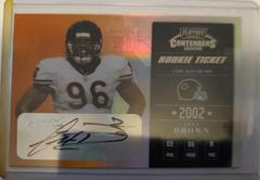 Alex Brown [Autograph] #103 Football Cards 2002 Playoff Contenders Prices