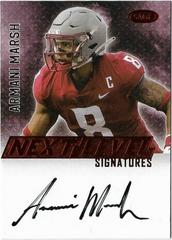 Armani Marsh [Red] #NLS-AM Football Cards 2023 Sage Next Level Signatures Prices