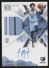 Ja Morant [Jersey Autograph Holo Silver] Basketball Cards 2019 Panini Impeccable Prices