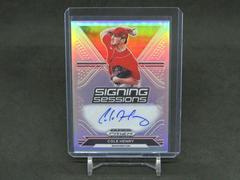 Cole Henry #SS-CH Baseball Cards 2021 Panini Prizm Draft Picks Signing Sessions Autographs Prices