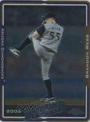 Brandon Webb #46 Baseball Cards 2005 Topps Chrome Prices