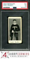 Curly Headley #37 Hockey Cards 1923 V128 Paulin's Prices