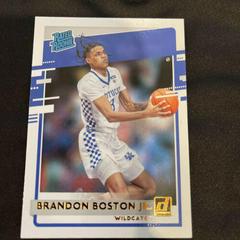 Brandon Boston Jr. [Gold] Basketball Cards 2021 Panini Chronicles Draft Picks Prices