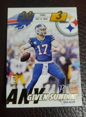 Josh Allen [Gold] #AGS-5 Football Cards 2023 Panini Prestige Any Given Sunday Prices