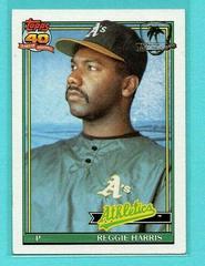 Reggie Harris #177 Baseball Cards 1991 Topps Desert Shield Prices