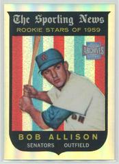 Bob Allison [1959 Reprint] #87 Baseball Cards 2001 Topps Archives Reserve Prices