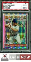 Ivan Rodriguez [Refractor] #47 Baseball Cards 1993 Finest Prices