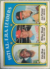 A. L. E. R. A. Leaders [V. Blue, W. Wood, J. Palmer] #92 Baseball Cards 1972 Topps Prices