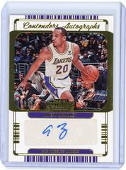 Avery Bradley [Gold] #CA-AVB Basketball Cards 2022 Panini Contenders Autographs Prices