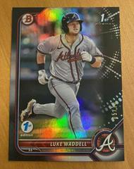 Luke Waddell [Black Foil] #BPPF-48 Baseball Cards 2022 Bowman 1st Edition Prices