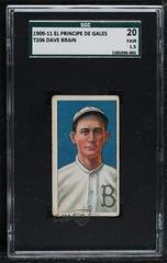 Dave Brain Baseball Cards 1909 T206 El Principe De Gales Prices