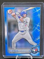 Alex De Jesus [Blue] #BD-147 Baseball Cards 2022 Bowman Draft Prices