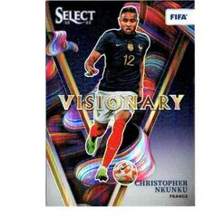 Christopher Nkunku #3 Soccer Cards 2022 Panini Select FIFA Visionary Prices