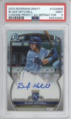 Blake Mitchell [Refractor] #CDA-BMI Baseball Cards 2023 Bowman Draft Chrome Prospect Autographs Prices