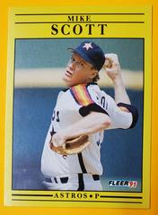 Mike Scott #515 Baseball Cards 1991 Fleer Prices