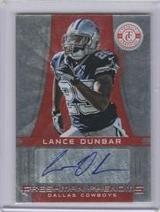 Lance Dunbar [Autograph Red] Football Cards 2012 Panini Totally Certified Prices