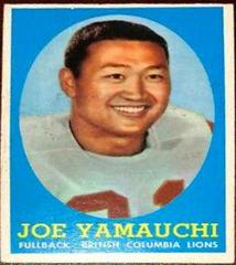 Joe Yamauchi #81 Football Cards 1958 Topps CFL Prices