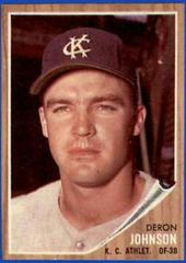 Deron Johnson #82 Baseball Cards 1962 Topps Prices