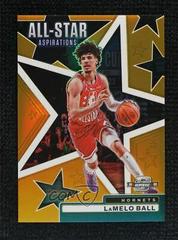 LaMelo Ball [Gold] Basketball Cards 2021 Panini Contenders Optic All Star Aspirations Prices