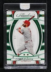 Bryce Harper [Emerald] #1 Baseball Cards 2022 Panini Flawless Prices